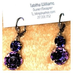 Swarovski crystal earrings